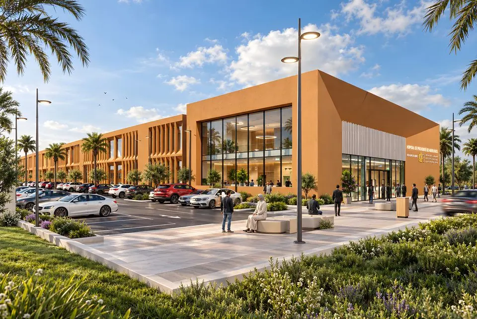 Hôpital de proximité, Aguelmous, Khénifra : vue 2