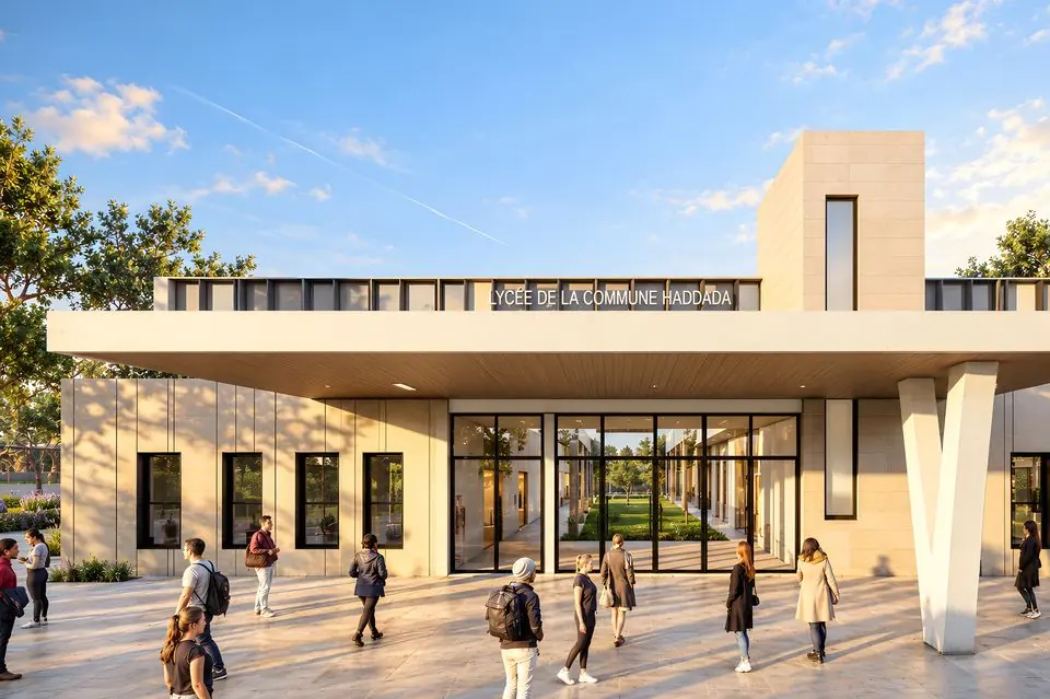Lycée, Haddada, Kénitra : vue 4
