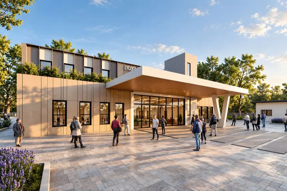 Lycée, Haddada, Kénitra : vue 5