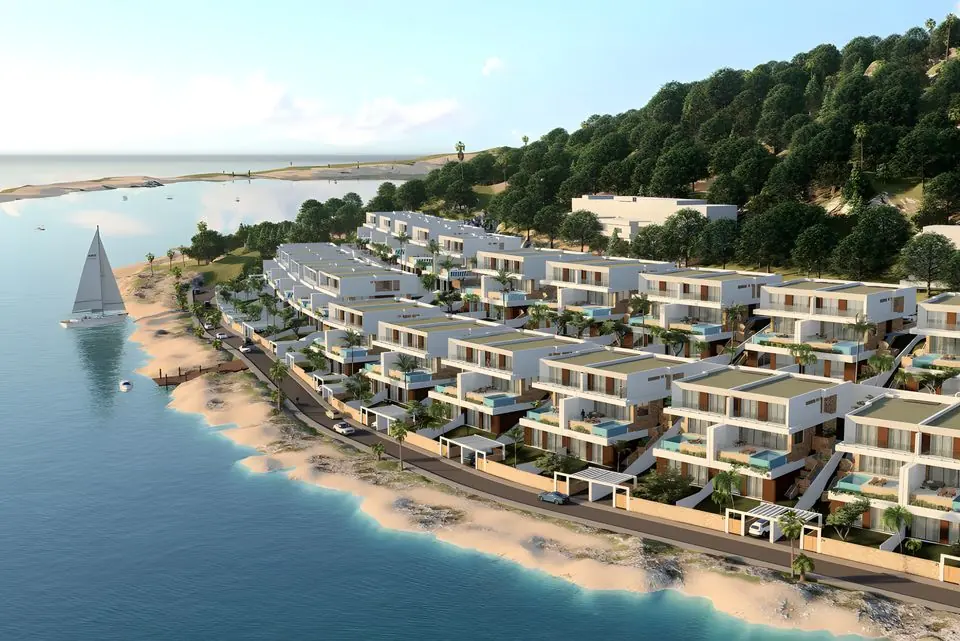 Maisons en bande face à la lagune, Atalayoun