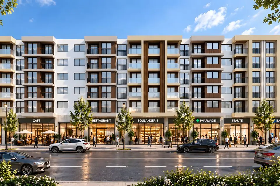 Résidence 137 logements, Sala Al Jadida : vue 2