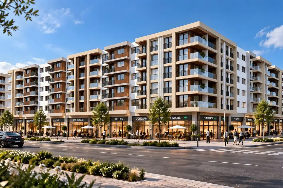 Résidence 137 logements, Sala Al Jadida : vue 5