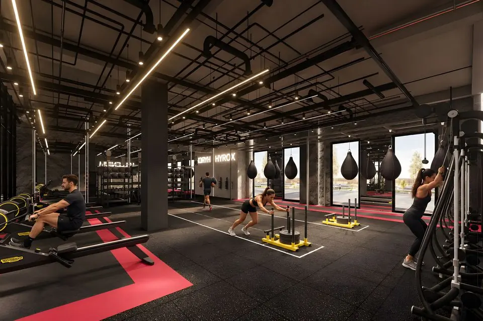 Salle de sport MB, Rabat : vue 2